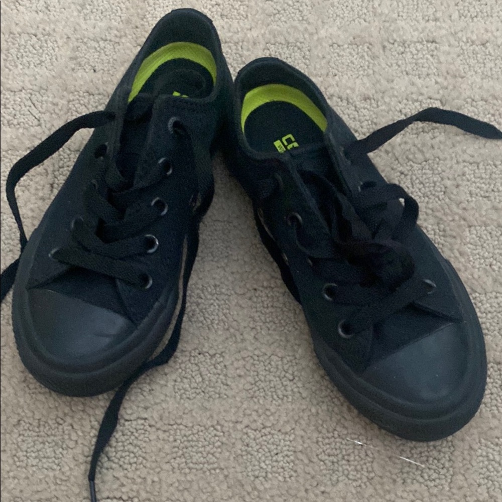 Kids Black Sneakers